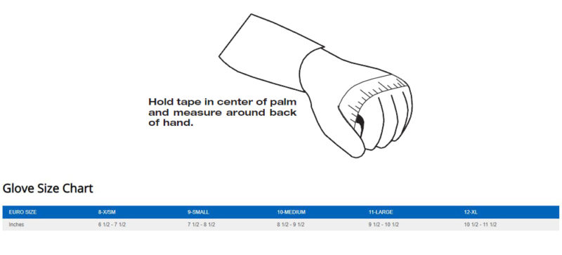 Sparco Size Chart